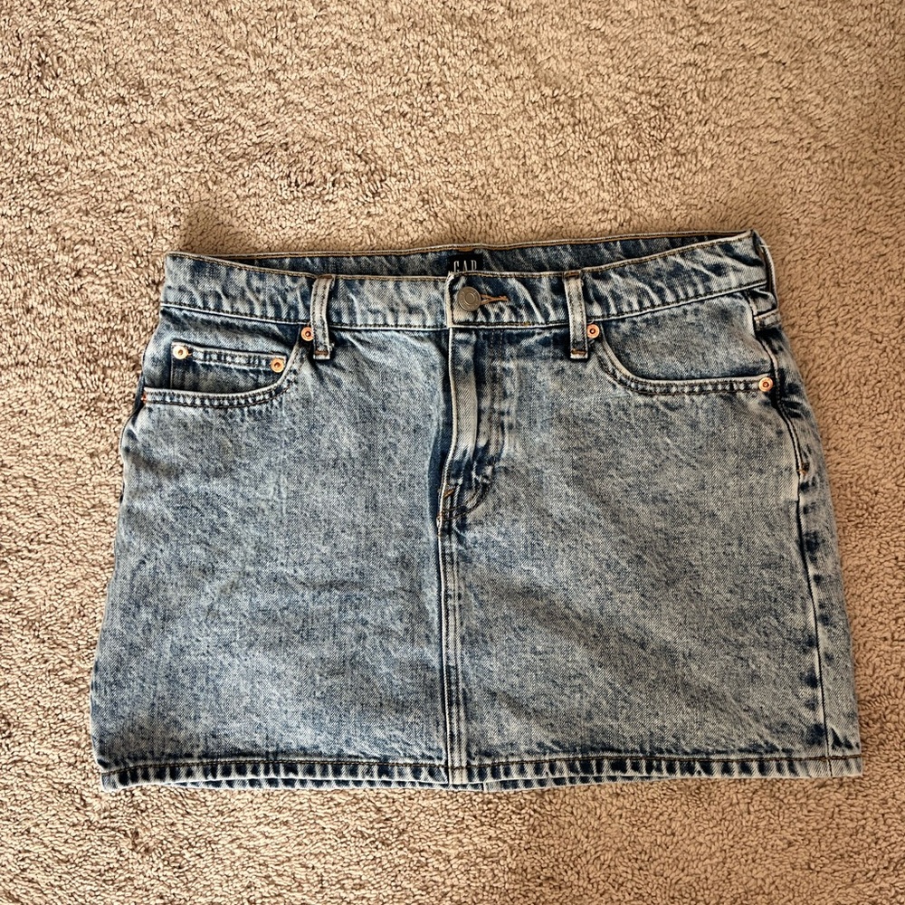 GAP Light Blue Denim Mini Skirt